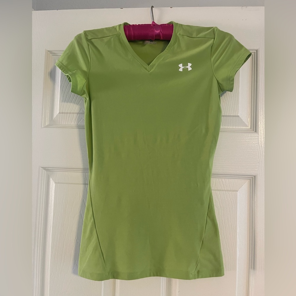 Women's Under Armour HeatGear Tech V-Neck short Sleeve top